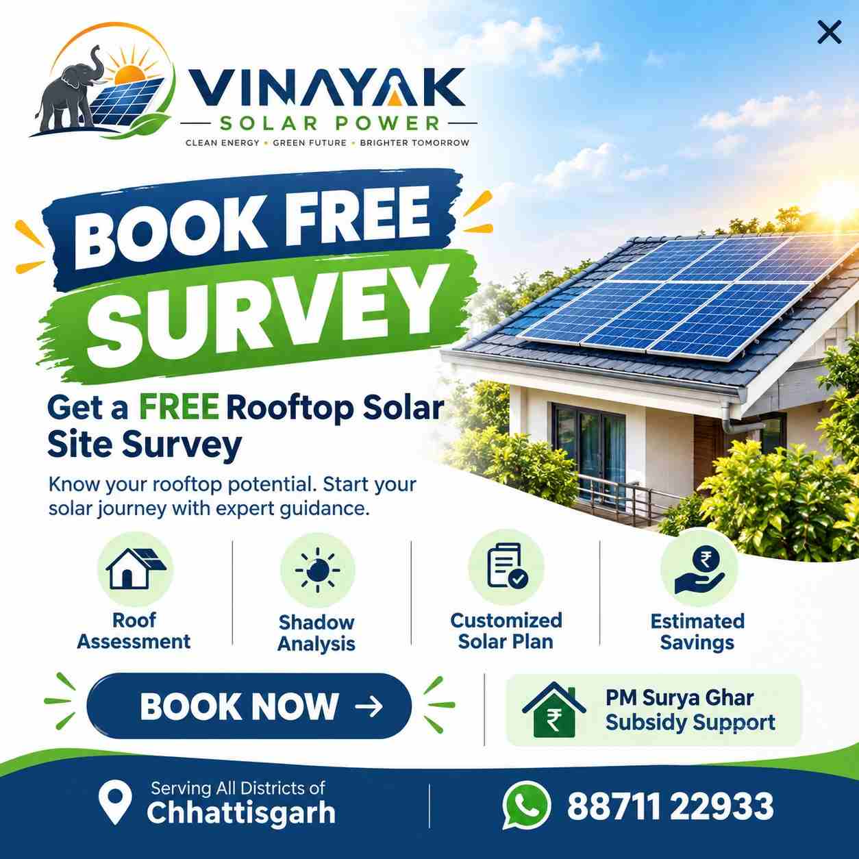 Book Free Solar Survey